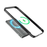 MyBat 5000mAh SNAP + GO SLEEK Magnetic Wireless Power Bank - Purple Titanium - MyBat Pro
